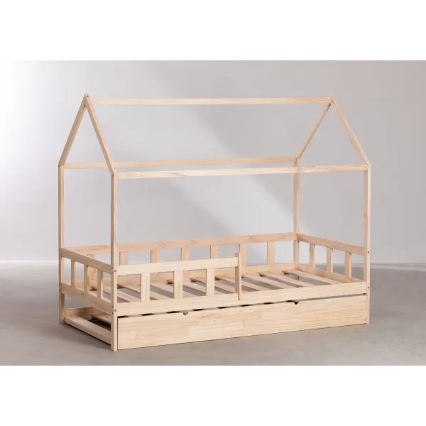 cama de madera para colchon de 90 cm kelly kids 1