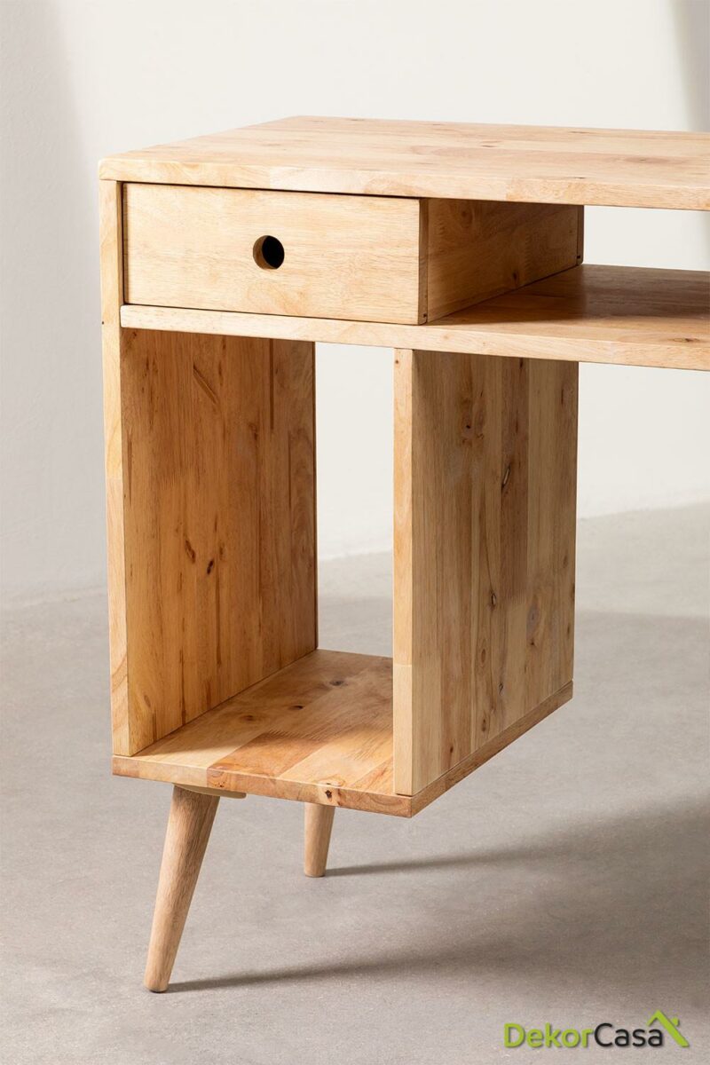 escritorio con almacenaje en madera arlan 1