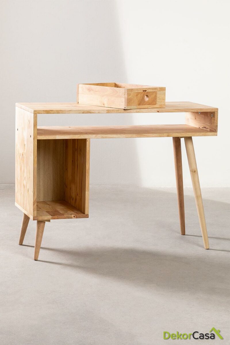 escritorio con almacenaje en madera arlan 2