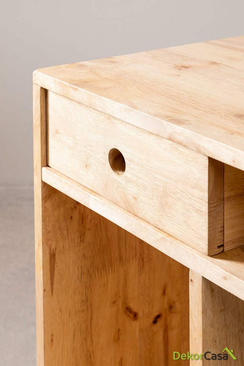 escritorio con almacenaje en madera arlan