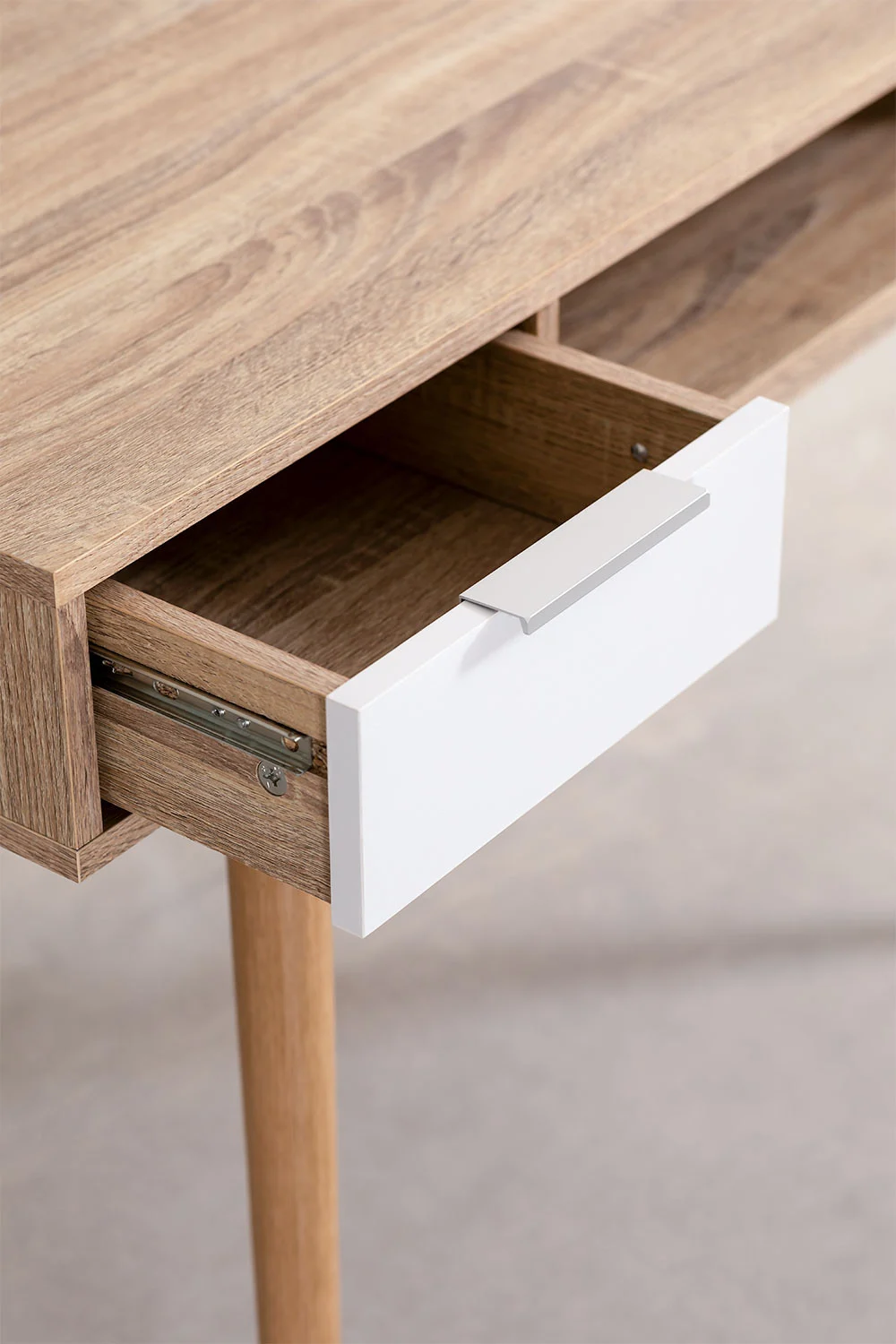 escritorio en madera de pino y abeto baldri 3