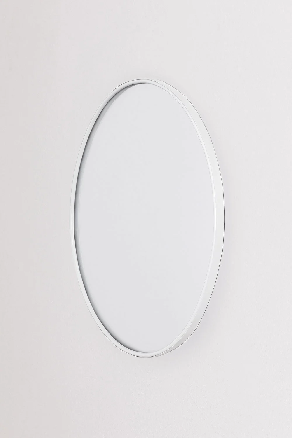 espejo de pared redondo en metal o50 cm alnie 4