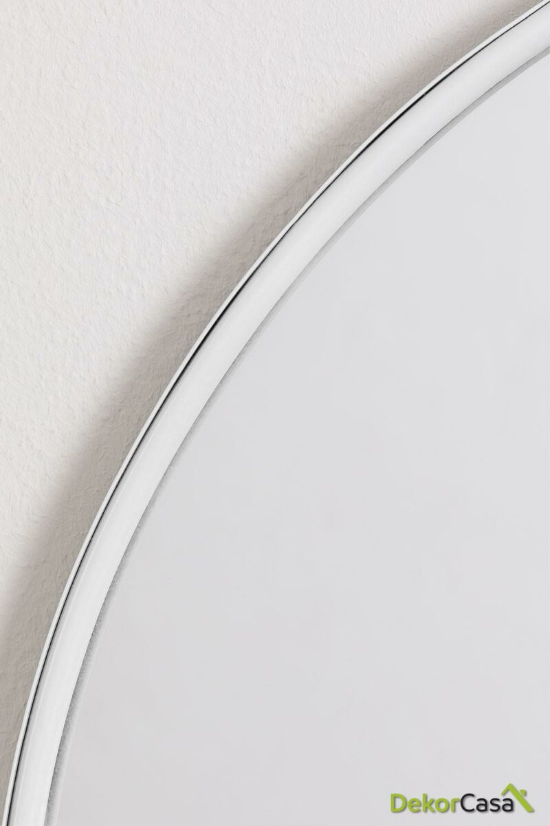 espejo de pared redondo en metal o50 cm alnie
