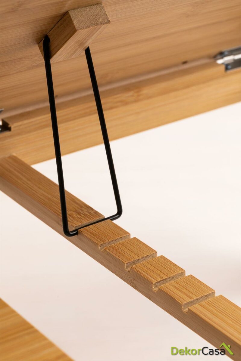 mesa auxiliar plegable para portatil en bambu tecnik 3