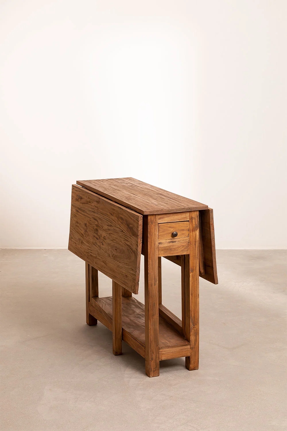 mesa plegable en madera reciclada abura 2