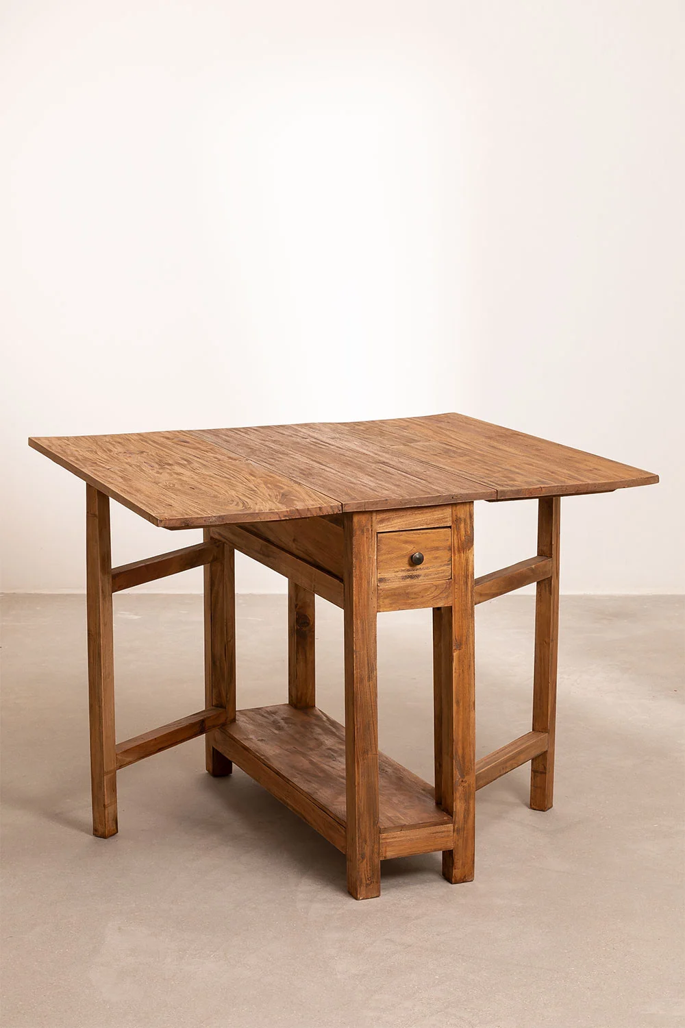 mesa plegable en madera reciclada abura 3