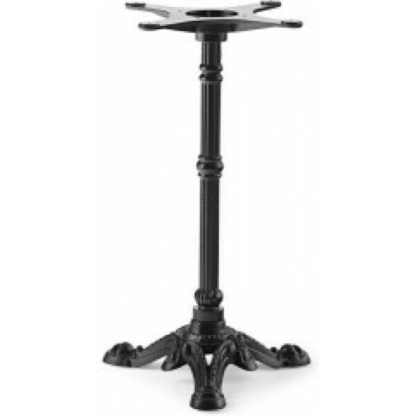 base de mesa bristol fundicion 3 pies negra altura 72 cms