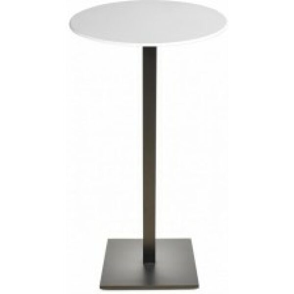 mesa beverly alta negra base de 110 cms y tapa de 60 cms color a elegir