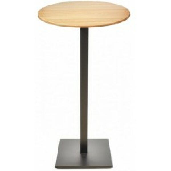 mesa beverly alta negra base de 110 cms y tapa de 70 cms color a elegir