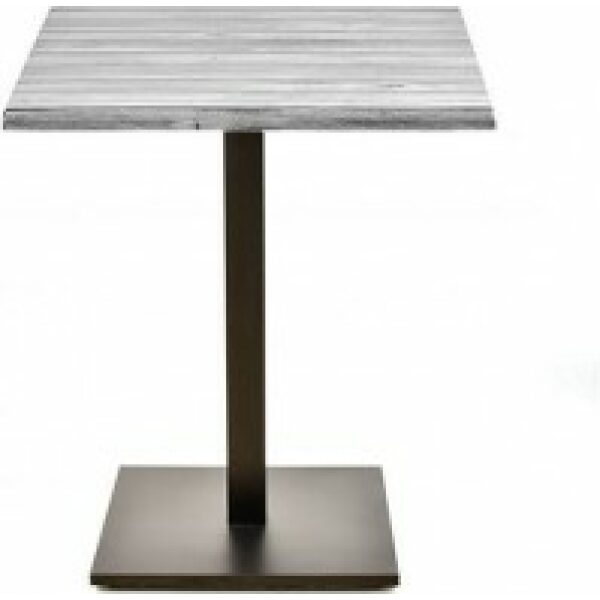 mesa beverly negra base de 72 cms y tapa de 80x80 cms color a elegir