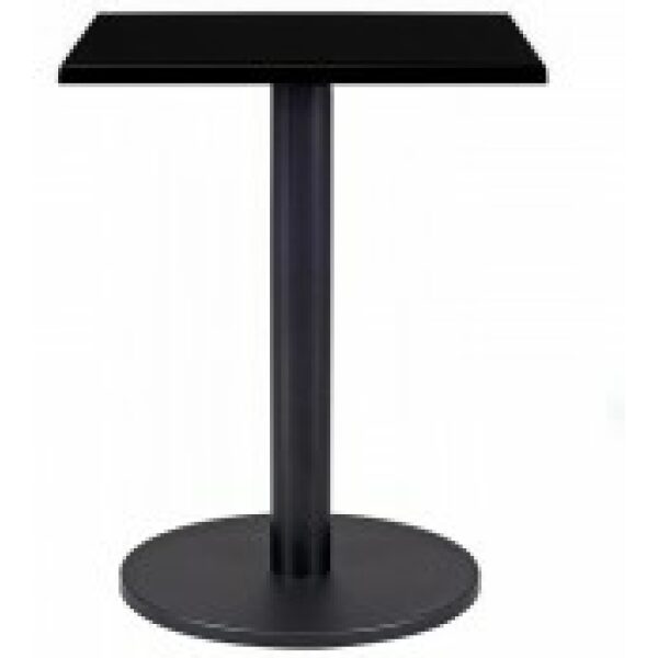 mesa boheme negra base de 72 cms y tapa de 60 x 60 cms color a elegir
