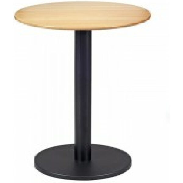 mesa boheme negra base de 72 cms y tapa de 70 cms color a elegir