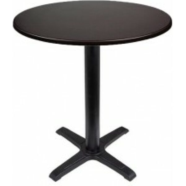mesa caribe negra base de 72 cms y tapa de 70 cms color a elegir