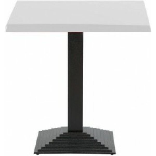 Mesa elba negra base de 72 cms y tapa de 80 x 80 cms color a elegir