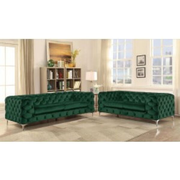 sofa chester royal 3 plazas terciopelo verde 1