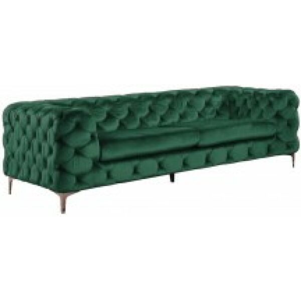 sofa chester royal 3 plazas terciopelo verde