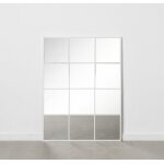 Espejo Ventana Blanco Metal-Cristal 90 X 3 X 120 Cm