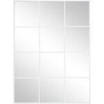 Espejo Ventana Blanco Metal-Cristal 90 X 3 X 120 Cm