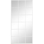 Espejo Ventana Blanco Metal-Cristal 90 X 3 X 180 Cm