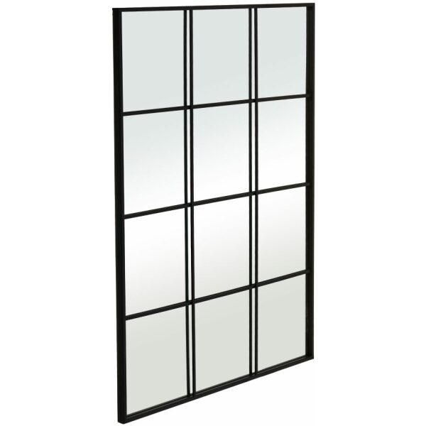 Espejo Ventana Metal-Cristal Decoración 90 X 3 X 120 Cm