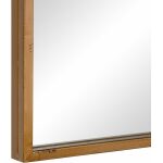 Espejo Ventana Oro Metal-Cristal 90 X 3 X 120 Cm