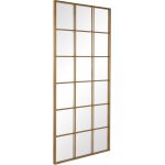 Espejo Ventana Oro Metal-Cristal 90 X 3 X 180 Cm