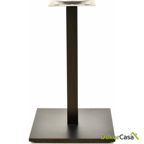 Base de mesa beverly tubo cuadrado negra base de 45 x 45 cms altura 72 cms 1
