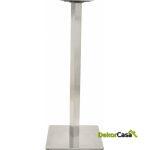 Base de mesa copacabana alta acero inoxidable base de 45 x 45 cms altura 110 cms 1