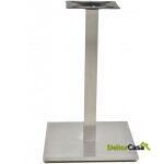 Base de mesa ipanema acero inoxidable base de 45 x 45 cms altura 72 cms 2