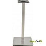 Base de mesa ipanema alta acero inoxidable base de 45 x 45 cms altura 110 cms 2