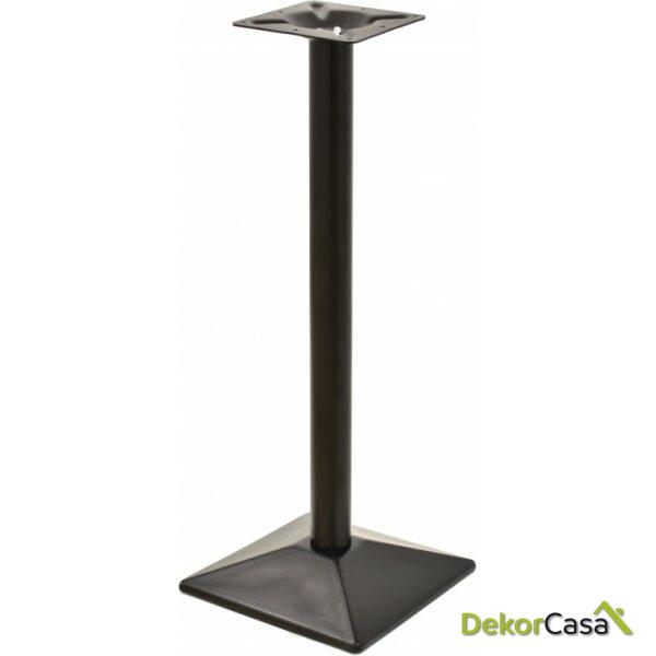 Base de mesa soho alta negra base de 40 x 40 cms altura 110 cms