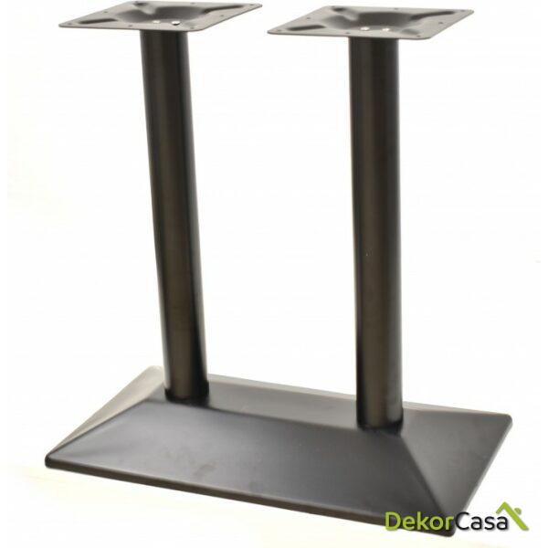 Base de mesa soho rectangular negra base de 70 x 40 cms altura 72 cms 1