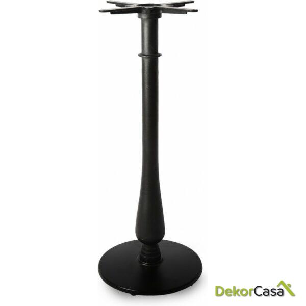 Base de mesa tamesis alta negra 43 cms de diametro altura 108 cms