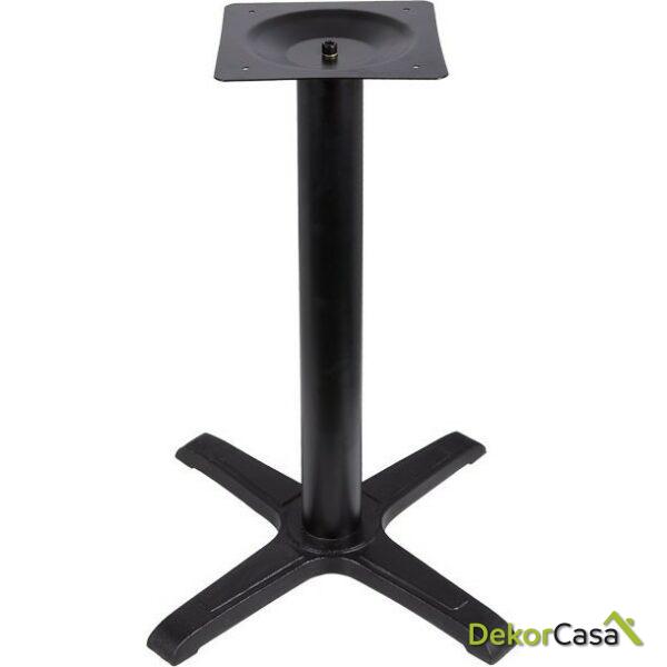 Mesa caribe negra base de 72 cms y tapa de 60 x 60 cms color a elegir 1