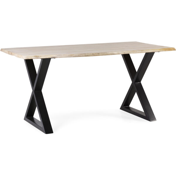 Mesa Comedor Natural Pata ‘X’ Top 3 Cm