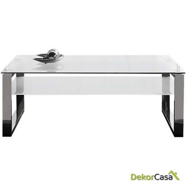 Mesa de centro mood rectangular acero