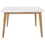 Mesa Extensible Adana-Blanca/Natural