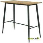 Mesa nitra alta metal tapa dm 6064 vintage 120 x 60 cms