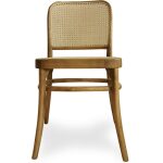 Silla Abel Madera Natural Con Ratan