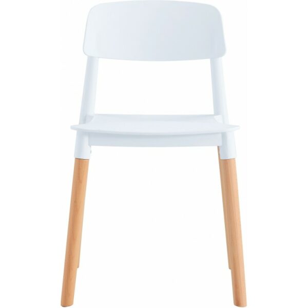 Silla croscat su madera polipropileno blanco 1