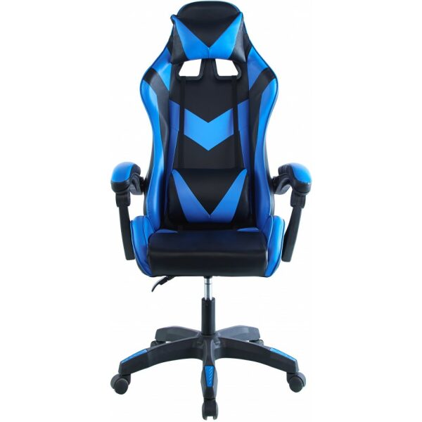 Silla gaming azul 4