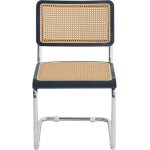 Silla marcelo negra rattan natural 5