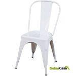 Silla Metálica Volt - Blanca