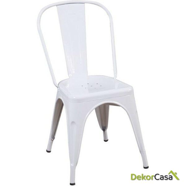 Silla Metálica Volt - Blanca