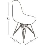 Silla picasso caqui 2