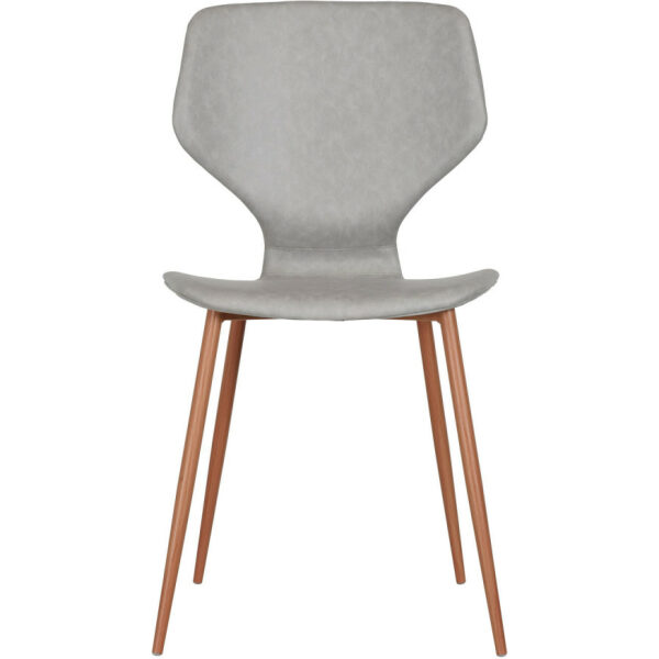 Silla style textil gris 1