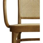 Sillon Abel Madera Con Ratan Natural