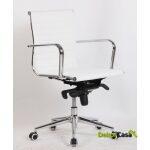 Sillon de oficina alabama new giratorio similpiel blanca 1