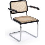 Sillon marcelo negro rattan natural 6