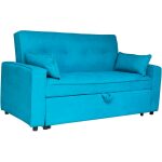 Sofa Cama Hermes Azul